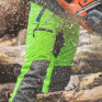 英國 Arbortec 專業進階版鏈鋸防護褲 AT4060 Breatheflex Pro Chainsaw Trousers Design A Class 1 | 萊姆綠